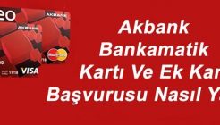 Akbank Neo kart şifre alma