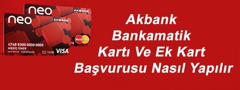 Akbank Neo kart şifre alma