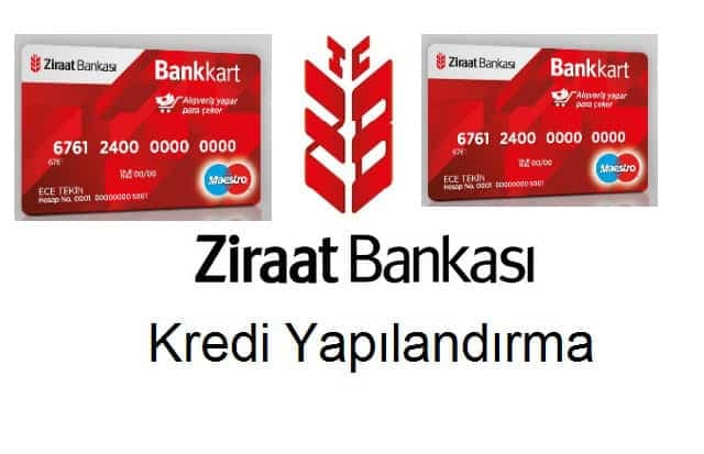 Ziraat Bankası kredi kartı borcu yapılandırması