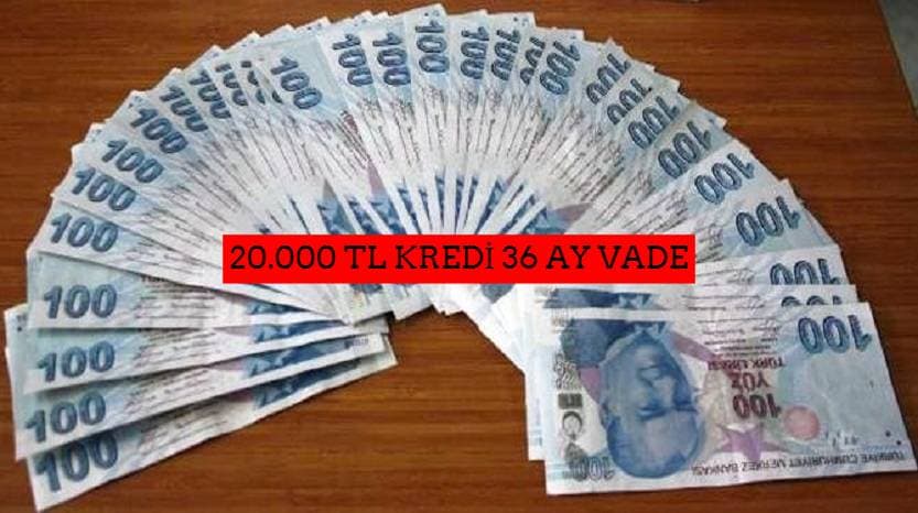 kredi ihtiyaç 36 ay