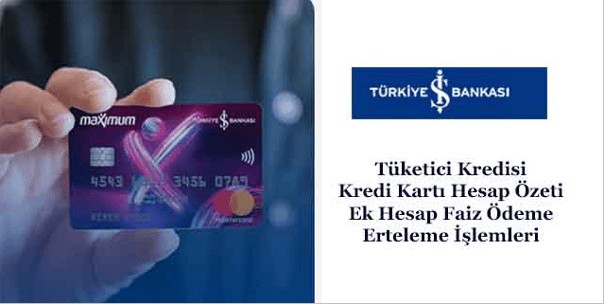 İş Bankası Kredi Öteleme Kampanyası