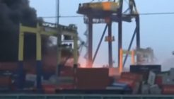 Son dakika: Sarsıntının vurduğu İskenderun Limanı’nda yangın